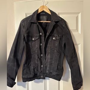 American Eagle black Denim Jacket size Small